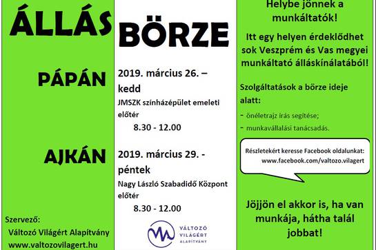 Állásbörze Ajkán Állásbörze Ajkán