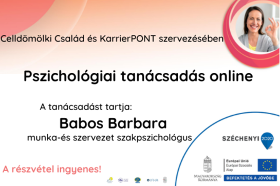 Pszichológiai tanácsadás online - egyéni időpont egyeztetéssel Pszichológiai tanácsadás online - egyéni időpont egyeztetéssel