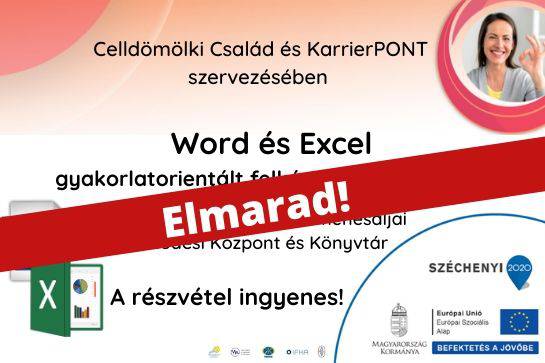 Word és Excel felkészítő foglalkozások Word és Excel felkészítő foglalkozások