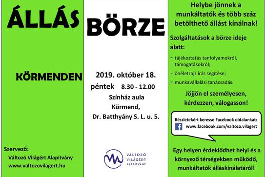 Állásbörze Körmenden Állásbörze Körmenden