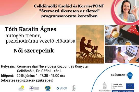 Szervezd sikeresen az életed programsorozat - Tóth Katalin Ágnes előadása Szervezd sikeresen az életed programsorozat - Tóth Katalin Ágnes előadása