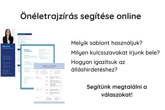 Önéletrajzírás segítése online - egyéni időpont egyeztetéssel Önéletrajzírás segítése online - egyéni időpont egyeztetéssel